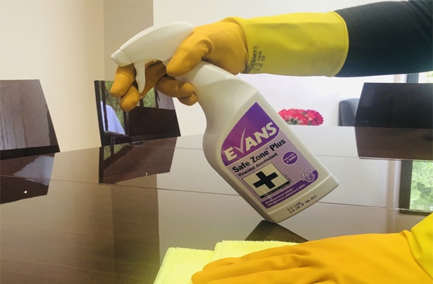 Office decontamination cleaning